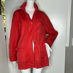 Iceberg History Sz 42 Cotton Trench Safari Button Up Jacket Made in Italy